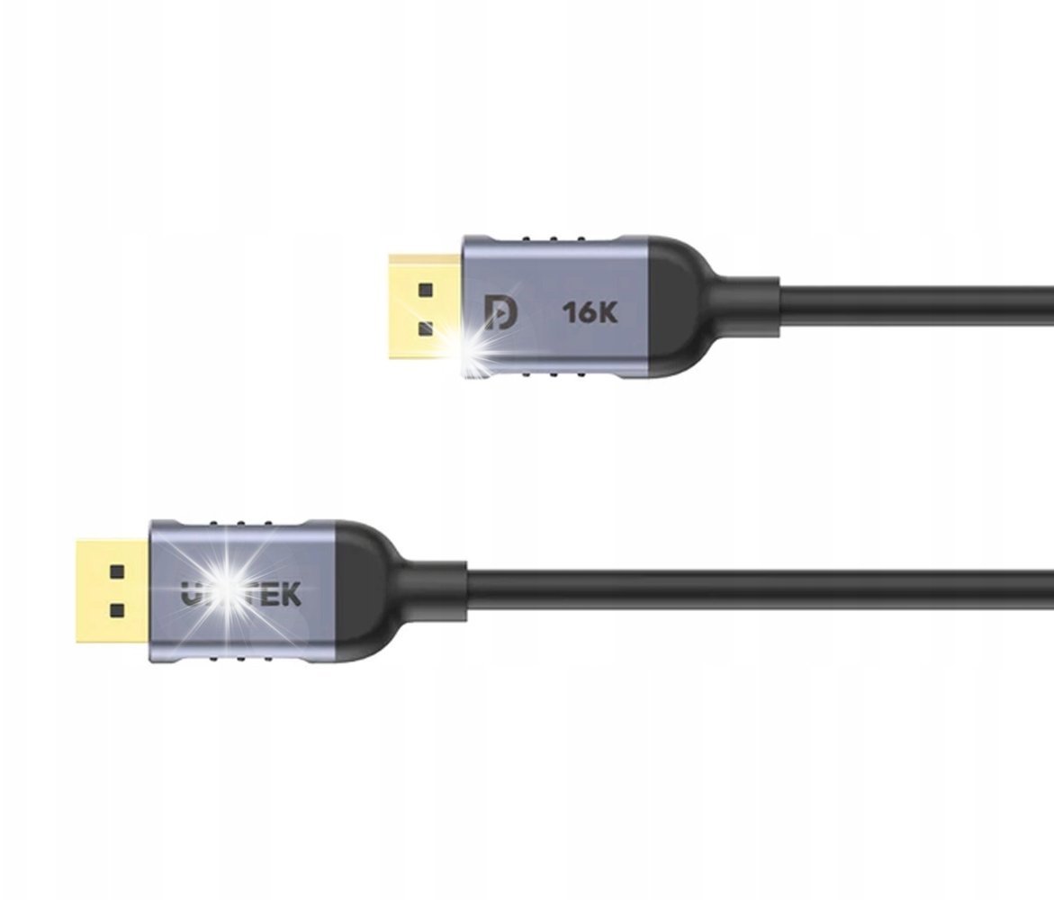 Kabel Unitek Unitek Przewód, kabel DisplayPort 2.1 8K@120Hz 2m HDR 80Gbps