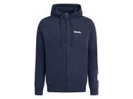 Swetry męskie - BENCH Bluza dresowa męska z kapturem (Granatowy, L) - miniaturka - grafika 1