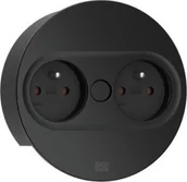 Gniazdka elektryczne - Bachmann BACHMANN TWIST2 2xUTE 2,0m AEH RAL9005 30GE rond - miniaturka - grafika 1