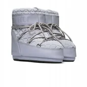 Śniegowce damskie - Śniegowce MOON BOOT ICON LOW QUILT GREY 80D1409540H006 39-41 - miniaturka - grafika 1