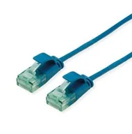 Patchcordy - ROLINE RM UTP Data Center Patch Cord Cat.6A Class EA, wąski, niebieski, 1,5 m - miniaturka - grafika 1