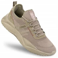 Buty sportowe męskie - Męskie Buty Sportowe Big Star KK174258 Beżowe Memory Foam, Komfortowe r42 - miniaturka - grafika 1