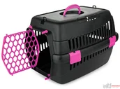 Sprzęt podróżny i transportery dla psów - Transporter Teddy M fuksja - miniaturka - grafika 1