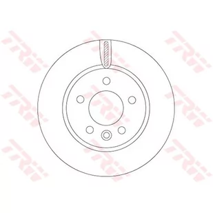 Tarcza hamulcowa TRW DF6589S - Tarcze hamulcowe - miniaturka - grafika 1