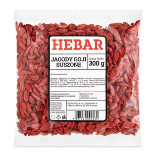 Jagody goji 300g - Ziarna i nasiona roślin strączkowych - miniaturka - grafika 1