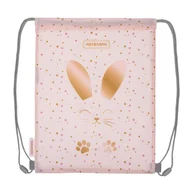 Worki na buty - Astra Worek Szkolny Na Obuwie Na Buty Trening WF Basen Sportowy Gimnastyczny Do Szkoły Fluffy Bunny - miniaturka - grafika 1