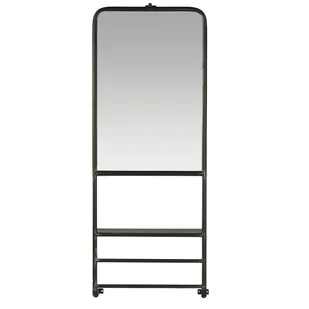 Lustro Do Zawieszenia z Półką w Metalowej Ramie LOFT Scandistyl IB Laursen - Lustra - miniaturka - grafika 1
