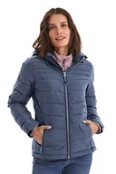 Kurtki damskie - Killtec Damska kurtka Skane Wmn pikowana Jckt a Jacket o wyglądzie puchu z kapturem z odpinanym kapturem Ciemnogranatowy 50 35615-000 - miniaturka - grafika 1