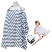 Chusty do noszenia dzieci - Chusta Do Karmienia Piersia Oslona Dla Mamy Do Wozka I Fotelika Przewiewny - miniaturka - grafika 1