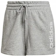 Spodenki damskie - Spodenki damskie adidas W Lin Ft Sho szare H07874 XS - miniaturka - grafika 1