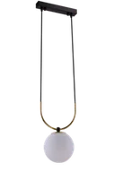 Lampy sufitowe - Amplex Balos lampa wisząca 1-punktowa 0407ax - miniaturka - grafika 1