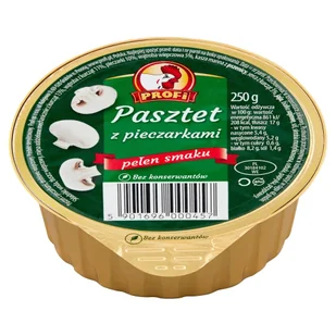 Profi Pasztet z pieczarkami 250g - Pasztet i przetwory mięsne - miniaturka - grafika 1