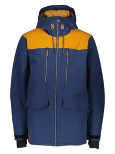 Quiksilver Kurtka narciarska w kolorze granatowo-musztardowym - Kurtki narciarskie - miniaturka - grafika 1