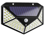 Lampy ogrodowe - Lampa Solarna Z Czujnikiem Ruch I Zmierzchu 100Led - miniaturka - grafika 1
