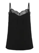 Koszulki i topy damskie - Pieces Top w kolorze czarnym - miniaturka - grafika 1