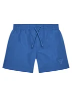 Spodenki damskie - Guess Szorty kąpielowe L5GZ05 WG282 Niebieski Regular Fit - miniaturka - grafika 1