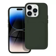 Etui i futerały do telefonów - OEM Futerał Card Case Do Iphone 14 Pro Zielony - miniaturka - grafika 1