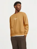 Bluzy męskie - Jack&Jones Bluza Vesterbro 12241694 Beżowy Relaxed Fit - miniaturka - grafika 1
