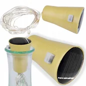 Girlandy - Korek Do Butelki 20 Led Lampki Solarne Drucik Dekoracja - miniaturka - grafika 1