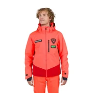 Kurtki narciarskie - Kurtka Narciarska Rossignol męska Hero Blackside JKT pomarańczowa - XL - miniaturka - grafika 1