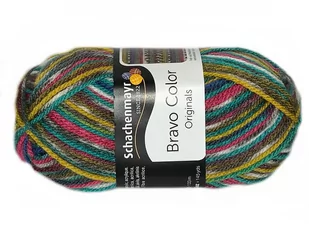Schachenmayr 9801421 Bravo Color włóczka do robienia na drutach, szydełkowania, Jeans, 15  x  7  x  7 cm 9801421-02084 - Pasmanteria - miniaturka - grafika 1