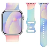 Akcesoria do smartwatchy - Pasek Silikonowy do Smart Watch 22mm COLORFUL / WIELOBARWNY - miniaturka - grafika 1