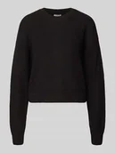 Swetry damskie - Sweter z dzianiny z okrągłym dekoltem model ‘MAYSA’ - miniaturka - grafika 1