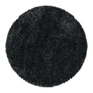 Dywany - Antracytowy okrągły dywan ø 160 cm Fluffy – Ayyildiz Carpets - miniaturka - grafika 1