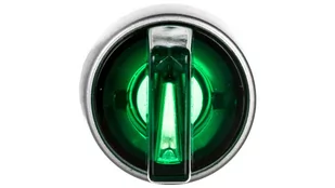 Spamel Przełącznik 3-poł. zielony 2Z podświetlany 230V AC pierścień niklowany ST22-P3L.Z-20-LED\230AC ST22-P3L.Z-20-LED\230AC - Inne akcesoria elektryczne - miniaturka - grafika 1