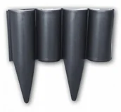 Ogrodzenia - Obrzeże Palisada Palgarden Grafit - 2,5M Bradas - miniaturka - grafika 1