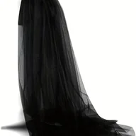 Spódnice - TEMU Długa sukienka damska z przezroczystego tiulu na wesela, przyjęcia koktajlowe i formalne bale - miniaturka - grafika 1