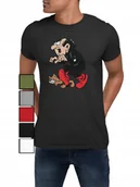 Koszulki męskie - KOSZULKA T-SHIRT MĘSKA Z NADRUKIEM SMERF.Y GARGAMEL KLAKIER - M - miniaturka - grafika 1
