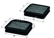 Filtry kabinowe - FILTR POWIETRZA KABINOWY DB E,S- LKK72/S - miniaturka - grafika 1