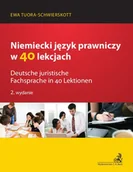 E-booki - języki obce - Niemiecki. Język prawniczy w 40 lekcjach. Deutsche juristische Fachsprache in 40 Lektionen - miniaturka - grafika 1