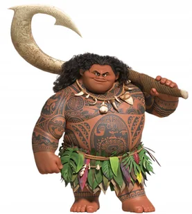 Naklejka Uv Wypukła Ozdobna DTF UV Aplikacja Vaiana Chief Tui Disney - Naklejki na ścianę - miniaturka - grafika 1
