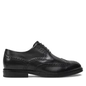 Półbuty męskie - Półbuty Boss Dressletic Derb bubr 50521227 Czarny - miniaturka - grafika 1