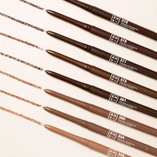 3ina 3INA Makeup  wegański  Cruelty Free  The 24h Automatic Eyebrow Pencil 579  kredka do brwi  Longwear  naturalne wykończenie  wodoodporny  w zestawie pędzel do brwi  ciemnobrązowy - Akcesoria i kosmetyki do stylizacji brwi - miniaturka - grafika 5