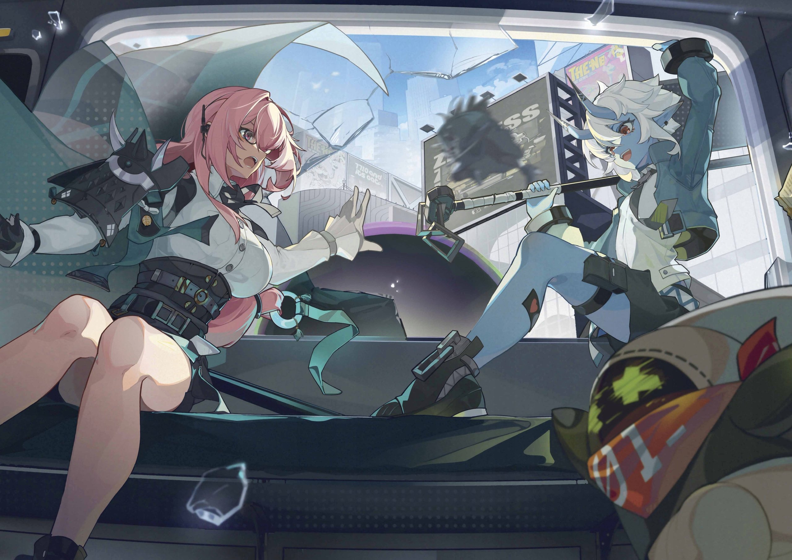 Plakat A3 Zenless Zone Zero Zzz Anime Gra Hollow Special Operations