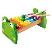 Instrumenty muzyczne dla dzieci - Bino Drewniane cymbałki żaba DARMOWA DOSTAWA OD 250 ZŁ! GXP-698332 - miniaturka - grafika 1