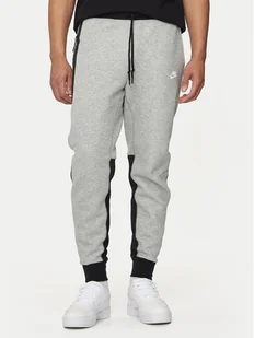 Nike Spodnie dresowe FB8002 Szary Slim Fit - Spodnie sportowe męskie - miniaturka - grafika 1