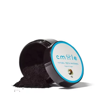 Puder z aktywnym węglem Cmiile 100% naturalny i wegański, Puder z aktywnym węglem do wybielania zębów, Bezbolesne wybielanie zębów, Wybielanie zębów - Gry PlayStation 5 - miniaturka - grafika 1