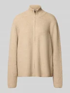 Swetry damskie - Kurtka z dzianiny o kroju regular fit ze stójką model 'IHDUCIE’ - miniaturka - grafika 1