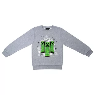 Bluza Minecraft, 152 cm, wzór Creeper 1, z długim rękawem - Bluzy dla chłopców - miniaturka - grafika 1
