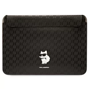 Karl Lagerfeld Sleeve KLCS14SAKHPCK 14" czarny/black Saffiano Monogram Choupette - Etui i futerały do telefonów - miniaturka - grafika 1