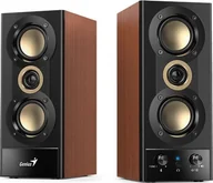 Głośniki przenośne - Genius g�o�niki SP-HF800BT, 2.0, 20W, czarno-br�zowy, Bluetooth 5.3 - miniaturka - grafika 1