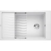 Zlewozmywaki - Blanco ELON XL 8 S Silgranit PuraDur Biały odwracalny InFino kratka ociekowa 524874 - miniaturka - grafika 1