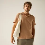 Koszulki sportowe męskie - Regatta Koszulka męska polo Hadvo Różowy, Cotton, Rozmiar: L - miniaturka - grafika 1