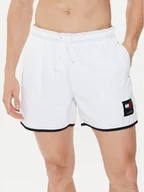 Kąpielówki męskie - Tommy Hilfiger Szorty kąpielowe UM0UM03149 Biały Regular Fit - miniaturka - grafika 1