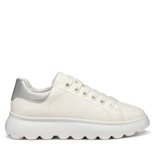 Sneakersy Geox J Puffypop J55MRA 000BC C0007 S Biały - Buty dla dziewczynek - miniaturka - grafika 1