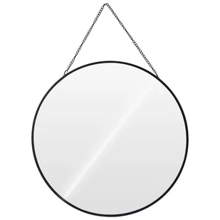 Home Styling Collection Okrągłe LUSTRO ścienne z zawieszką B07G9GLJW6 - Lustra - miniaturka - grafika 1
